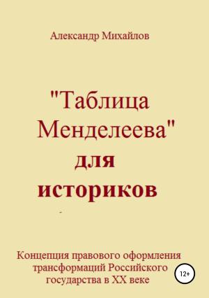 Обложка книги ««Таблица Менделеева» для историков» — Александр Михайлов
