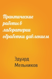 Практические работы в лаборатории обработки давлением