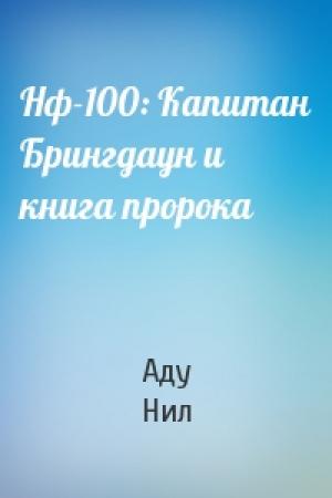 Обложка книги «Нф-100: Капитан Брингдаун и книга пророка» — Аду Нил