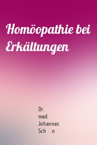 Homöopathie bei Erkältungen