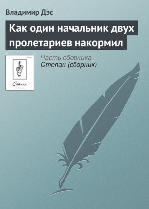 Обложка книги «Как один начальник двух пролетариев накормил» — Владимир Дэс