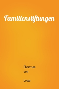 Familienstiftungen