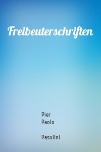 Freibeuterschriften