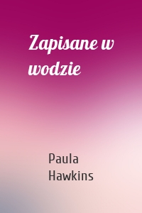 Zapisane w wodzie