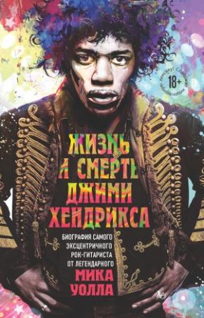 Обложка книги «Жизнь и смерть Джими Хендрикса. Биография самого эксцентричного рок-гитариста от легендарного Мика Уолла» — Мик Уолл