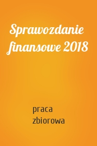 Sprawozdanie finansowe 2018