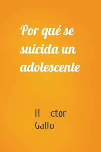 Por qué se suicida un adolescente