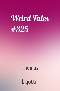 Weird Tales #325