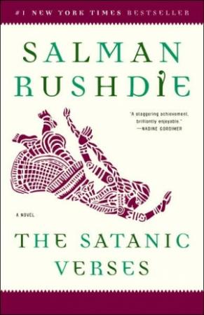 Обложка книги «Сатанинские стихи» — Салман Рушди