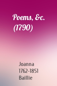 Poems, &c. (1790)