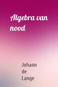 Algebra van nood