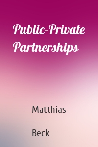 Public-Private Partnerships