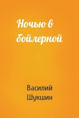 Обложка книги «Ночью в бойлерной» — Василий Шукшин