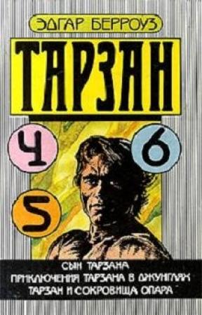 Обложка книги «Приключения Тарзана в джунглях» — Эдгар Берроуз