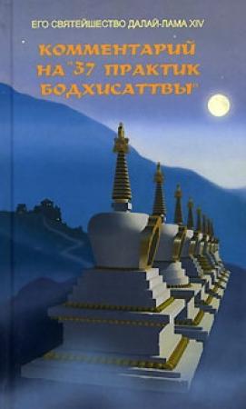 Обложка книги «Комментарий на «37 практик Бодхисаттв»» — Тензин Гьяцо