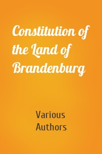 Constitution of the Land of Brandenburg