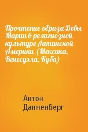 Обложка книги «Прочтение образа Девы Марии в религиозной культуре Латинской Америки (Мексика, Венесуэла, Куба)» — Антон Данненберг