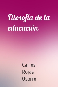 Filosofía de la educación