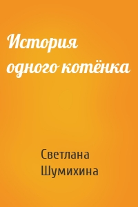 История одного котёнка