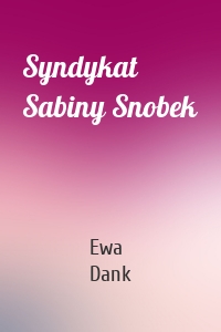Syndykat Sabiny Snobek