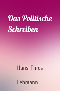 Das Politische Schreiben