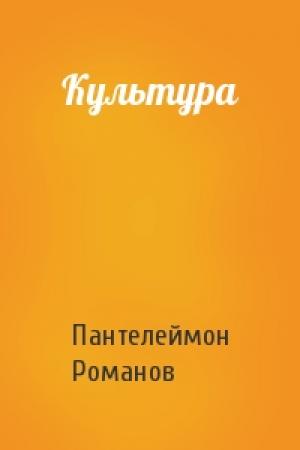 Обложка книги «Культура» — Пантелеймон Романов