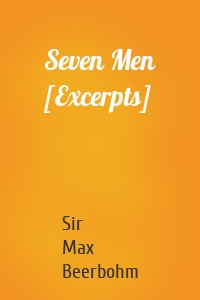 Seven Men [Excerpts]