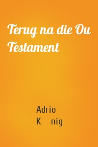 Terug na die Ou Testament