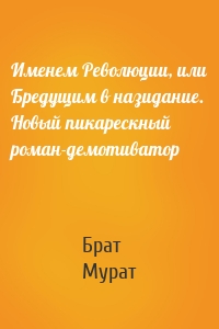 Именем Революции, или Бредущим в назидание. Новый пикарескный роман-демотиватор