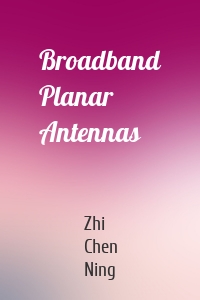 Broadband Planar Antennas