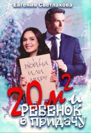 Обложка книги «Двадцать квадратов и ребенок в придачу!» — Евгения Светлакова