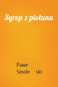 Syrop z piołunu