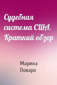 Судебная система США. Краткий обзор