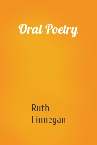 Oral Poetry