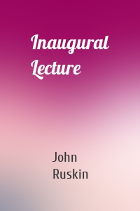 Inaugural Lecture