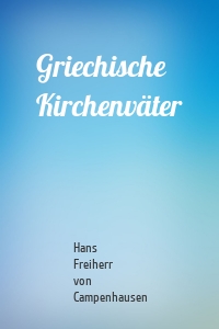 Griechische Kirchenväter