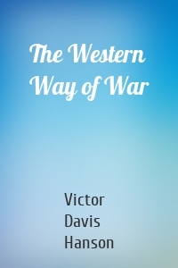 The Western Way of War