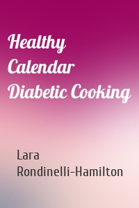 Healthy Calendar Diabetic Cooking