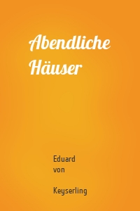 Abendliche Häuser