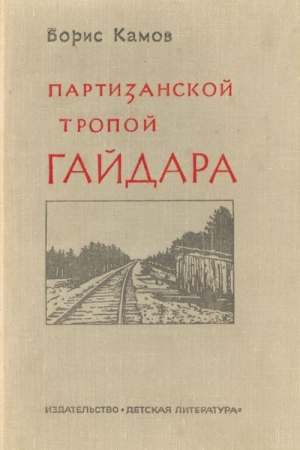 Обложка книги «Партизанской тропой Гайдара» — Борис Камов
