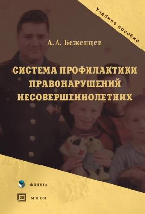 Обложка книги «Система профилактики правонарушений несовершеннолетних» — Александр Беженцев
