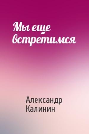 Обложка книги «Мы еще встретимся» — Александр Калинин