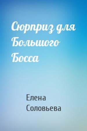 Обложка книги «Сюрприз для Большого Босса» — Елена Соловьева