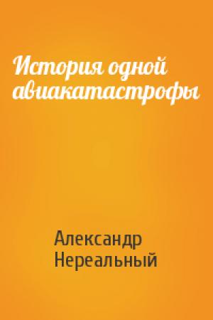 Обложка книги «История одной авиакатастрофы» — Александр Нереальный