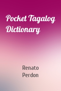 Pocket Tagalog Dictionary