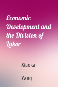 Economic Development and the Division of Labor