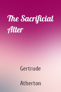 The Sacrificial Alter
