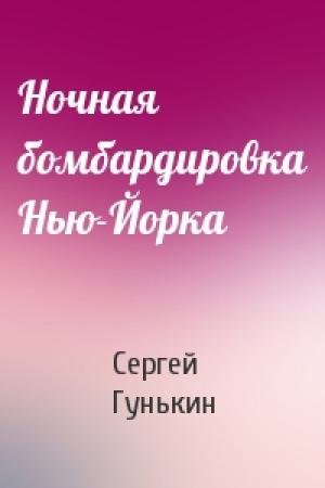 Обложка книги «Ночная бомбардировка Нью-Йорка» — Сергей Гунькин