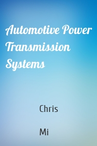 Automotive Power Transmission Systems