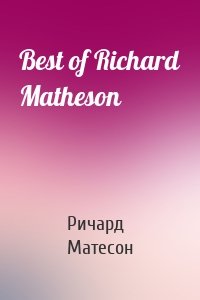 Best of Richard Matheson